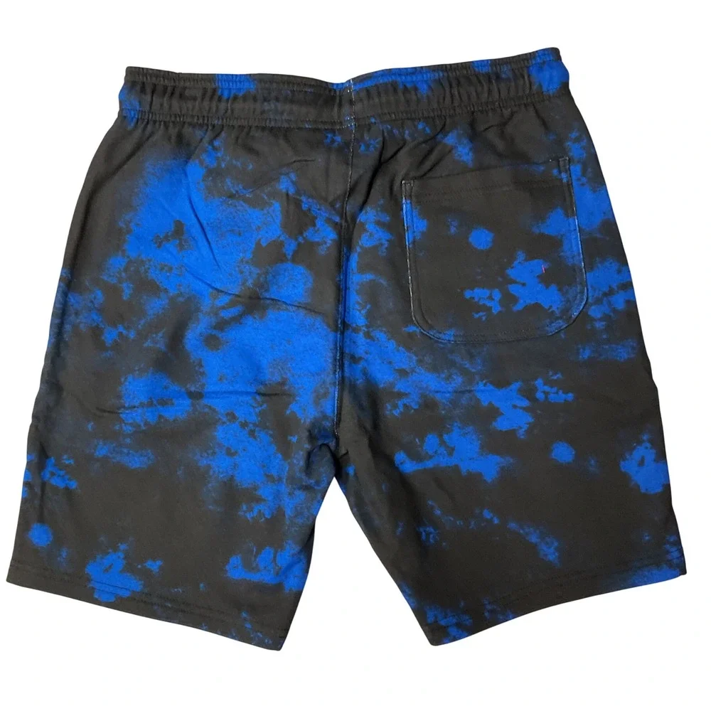 Hot Topic Men's Jujutsu Kaisen Drawstring Flat Front Shorts Blue & Black‎ Size S